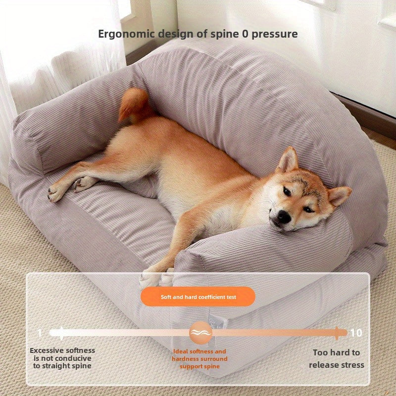 Kennel Four Seasons Universal Removable and Washable Large Cat Nest Dog Mattress Bed Pet Sofa Winter Thermal Supplies