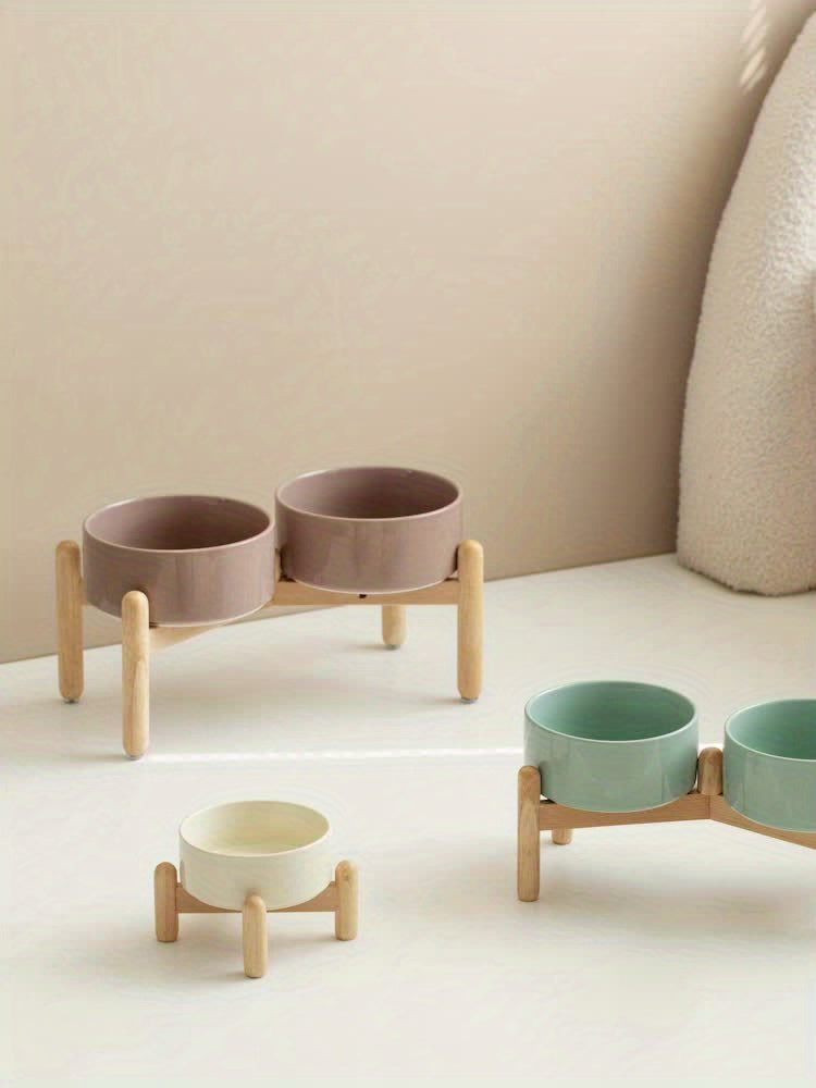 Cat & Dog Bowl - Food And Water Dish for Pets, Pet Feeding, Sleek Design, Stylish Pet Bowl, Animal Caregivers, Pet Owners