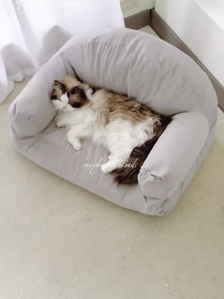 Kennel Four Seasons Universal Removable and Washable Large Cat Nest Dog Mattress Bed Pet Sofa Winter Thermal Supplies