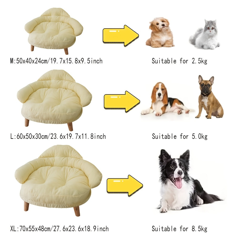 Cat and Dog Sofa, Four Seasons  Dog Mat, Dog Bed, Cat Nest, Cat Mat, Removable and Washable Pet Bed